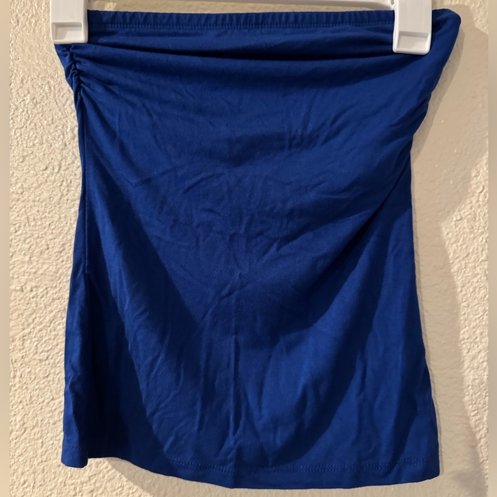 Women’s Royal Blue Strapless Tube Top